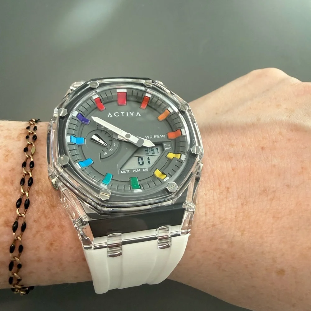 Activa X Invicta Men's Digital Watch - 44.2mm, White - Picture 2 of 6